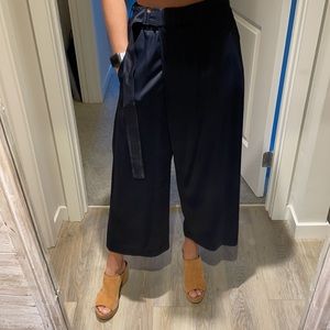 Vince Faux Leather Wide Leg Trousers